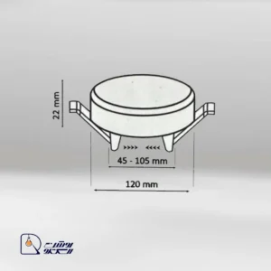 پنل تمام صفحه توکار افتو 20 وات گالری
