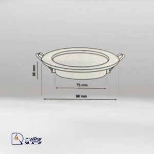 پنل توکار افتو 7 وات گالری