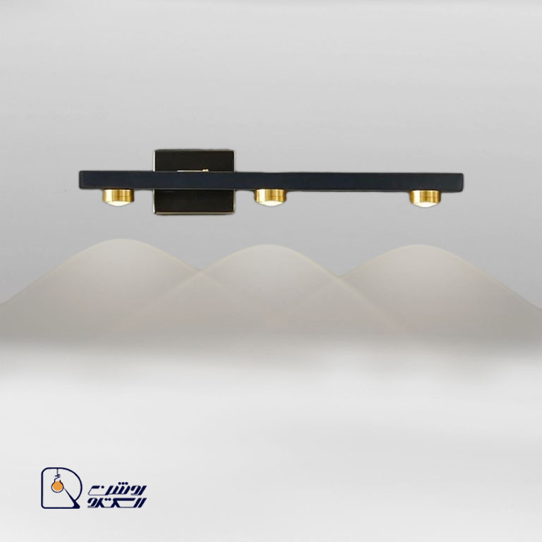 بالا-آیینه-دکوراتیو-سه-شعله چراغ بالا آینه ای دکوراتیو سه شعله