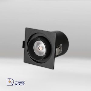 چراغ سیلندری مربع توکار