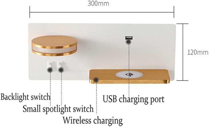چراغ خواب دیواری LED
