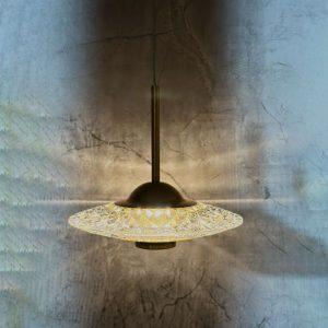 آویز تک شعله کریستالی