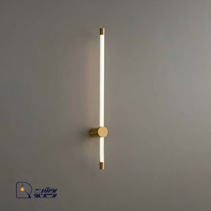 چراغ دیواری دکوراتیو شمشیری شیشه‌ای طلایی