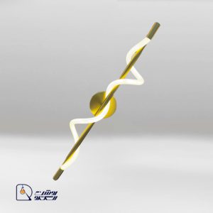 چراغ دیواری دکوراتیو شمشیری سیلیکونی طلایی