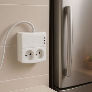 محافظ یخچال فریزر دوخانه بدون ارت دوام الکتریک