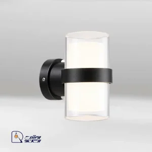 چراغ دیواری دکوراتیو دو‌گلس گرد
